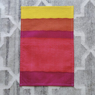Calyz Pink Orange Placemat Napkin Set
